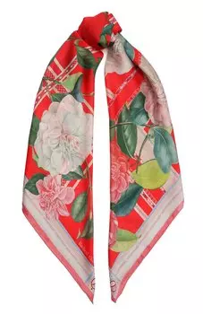 Шелковый платок Camellia Radical Chic