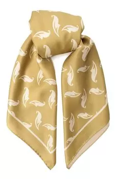 Шелковый платок Хохлома х Алена Ахмадуллина