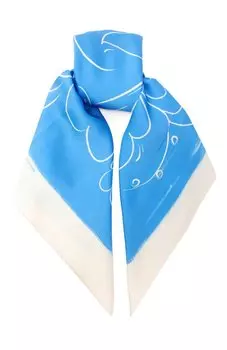 Шелковый платок Хохлома х Алена Ахмадуллина