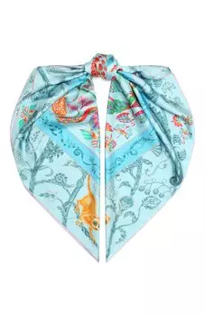 Шелковый платок Lemur in Blue KIRILL OVCHINNIKOV