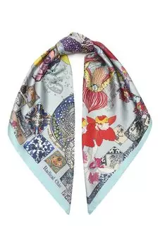 Шелковый платок Orchid’s trip to Moscow Radical Chic