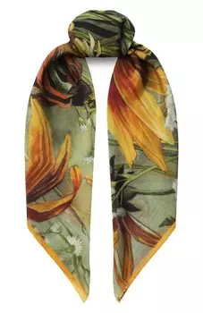 Шелковый платок Полевые цветы Gourji