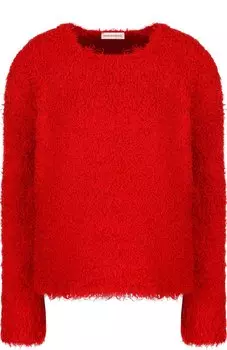 Шелковый пуловер свободного кроя с круглым вырезом Mansur Gavriel