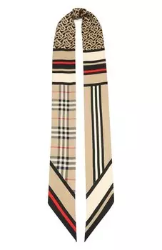 Шелковый шарф-бандо Burberry