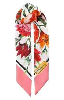 Шелковый шарф-твилли Dolce & Gabbana