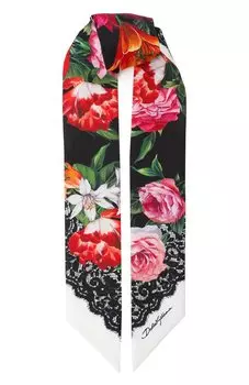 Шелковый шарф-твилли Dolce & Gabbana