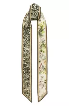 Шелковый шарф-твилли Elie Saab