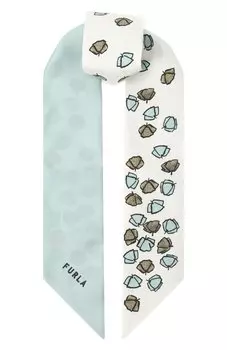 Шелковый шарф-твилли Furla