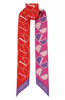 Шелковый шарф-твилли Valentino