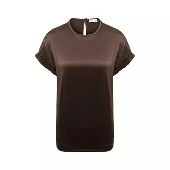 Шелковый топ Brunello Cucinelli