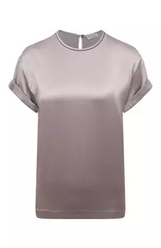 Шелковый топ Brunello Cucinelli