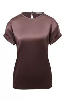 Шелковый топ Brunello Cucinelli