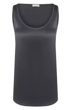 Шелковый топ Brunello Cucinelli