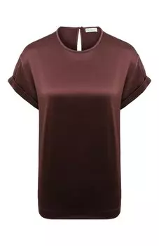 Шелковый топ Brunello Cucinelli