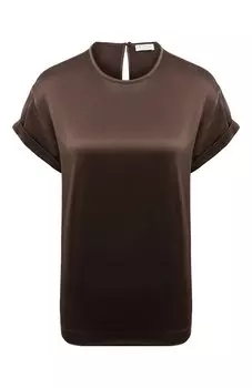 Шелковый топ Brunello Cucinelli