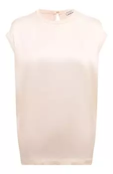 Шелковый топ Brunello Cucinelli