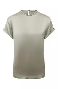 Шелковый топ Brunello Cucinelli