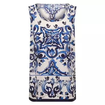 Шелковый топ Dolce &amp; Gabbana