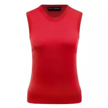 Шелковый топ Dolce & Gabbana