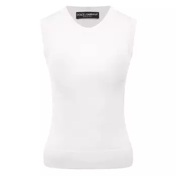 Шелковый топ Dolce & Gabbana