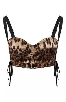 Шелковый топ Dolce & Gabbana