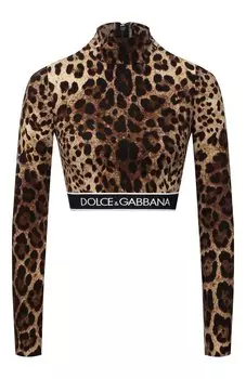 Шелковый топ Dolce & Gabbana