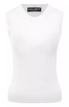 Шелковый топ Dolce & Gabbana