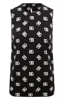 Шелковый топ Dolce & Gabbana