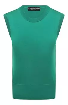 Шелковый топ Dolce & Gabbana