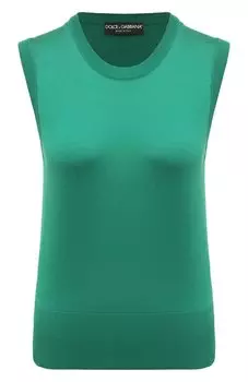 Шелковый топ Dolce & Gabbana