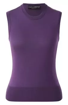 Шелковый топ Dolce & Gabbana