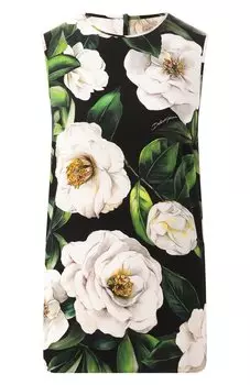 Шелковый топ Dolce & Gabbana