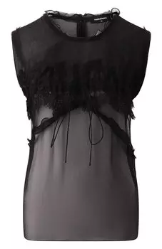 Шелковый топ Dsquared2