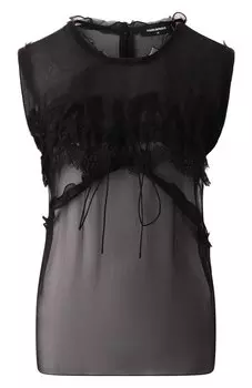 Шелковый топ Dsquared2