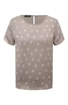 Шелковый топ Emporio Armani