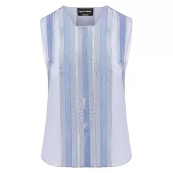 Шелковый топ Giorgio Armani