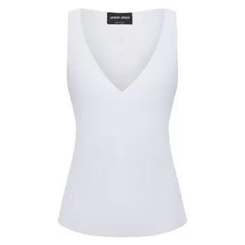 Шелковый топ Giorgio Armani