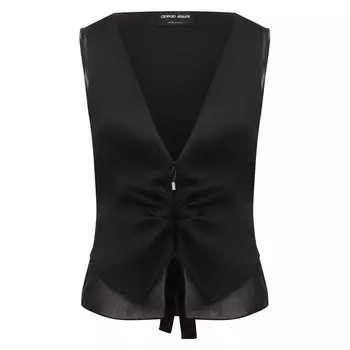 Шелковый топ Giorgio Armani