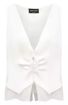 Шелковый топ Giorgio Armani