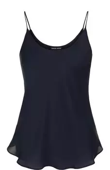 Шелковый топ Giorgio Armani