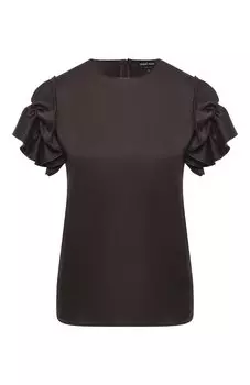 Шелковый топ Giorgio Armani