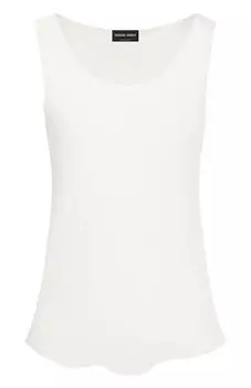 Шелковый топ Giorgio Armani