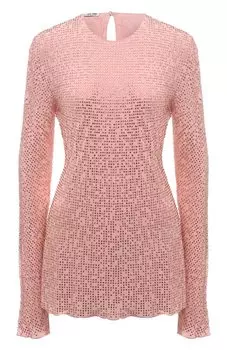 Шелковый топ Miu Miu