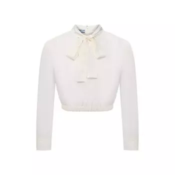 Шелковый топ Prada