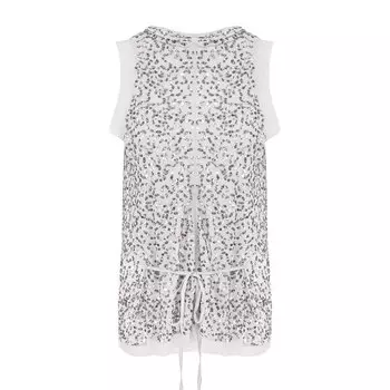 Шелковый топ с пайетками Chloé