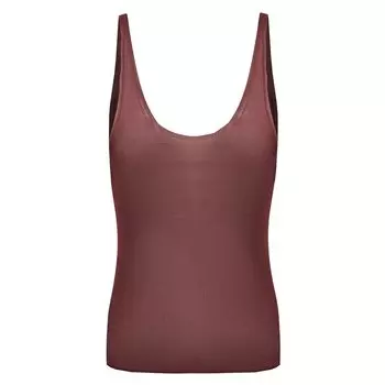 Шелковый топ Saint Laurent