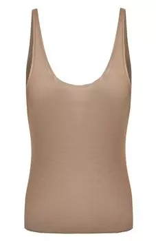 Шелковый топ Saint Laurent