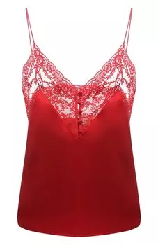 Шелковый топ Saint Laurent