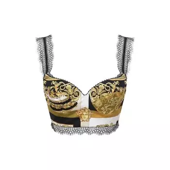 Шелковый топ Versace