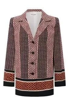 Шелковый жакет Saint Laurent